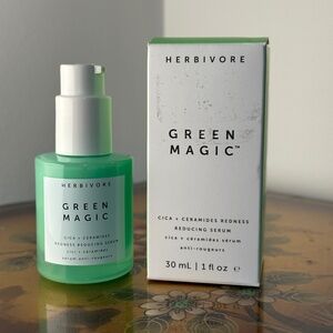 Herbivore Green Magic Cica + Ceramides Redness Reducing Serum - 30ml NIB